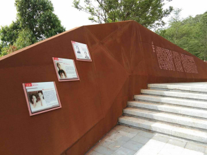 怀远耐候钢挡土墙